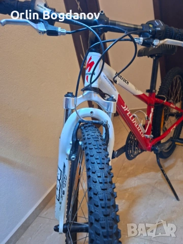 Велосипед SPECIALIZED 24'' гуми + звънец + 2 странични ръкохватки, снимка 5 - Велосипеди - 54176112