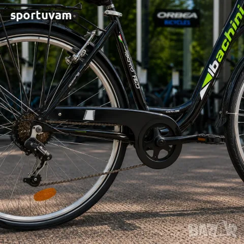 НОВ Градски Велосипед Velotec 28 Black - БЕЗПЛАТНА ДОСТАВКА, снимка 6 - Велосипеди - 55389121