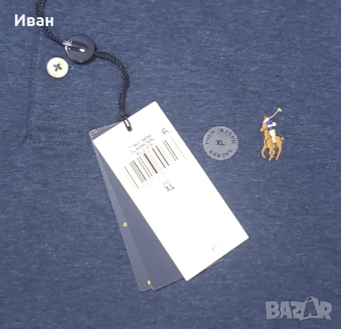 Нова оригинална фланелка Polo Ralph Lauren, classic fit – 100% памук, размер XL, снимка 3 - Тениски - 54172900