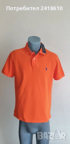 POLO Ralph Lauren Pique Cotton Custom Slim Fit Mens Size M НОВО!ОРИГИНАЛ! Мъжка Тениска!