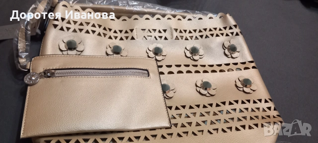 Нова дамска чанта 3 в 1 и подарък към нея още една, снимка 3 - Чанти - 55189312