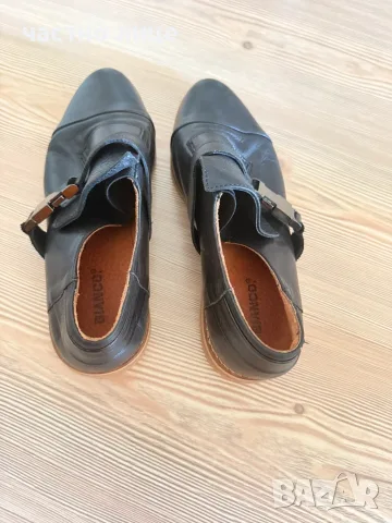 Оригинални кожени обувки BIANCO (Monk Strap) – Естествена кожа, снимка 8 - Дамски ежедневни обувки - 55614564