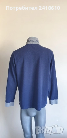 Moncler Pique Cotton Slim Fit Mens Size 2XL ОРИГИНАЛ Мъжка блуза!, снимка 6 - Блузи - 54730577