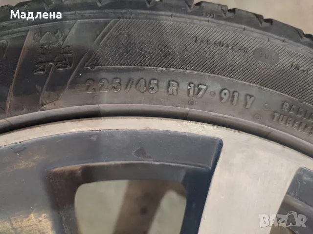 Алуминиеви джанти с гуми 5х114,3х17, снимка 4 - Гуми и джанти - 55302443