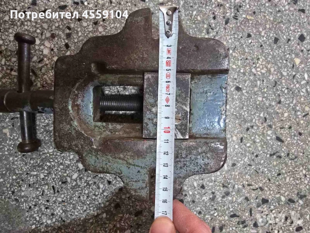 Старо шлосерско менгеме – масивно, чугунено, снимка 2 - Менгемета - 54012942