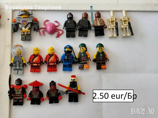 Оригинални лего минифигурки lego star wars /ninjago/ и други, снимка 2 - Образователни игри - 33848004