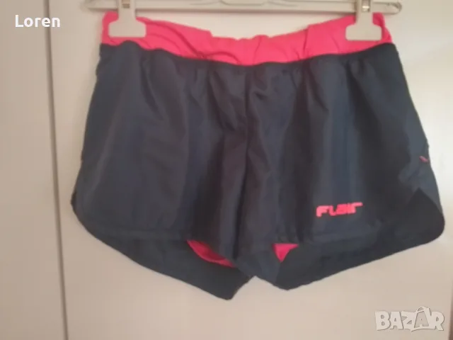*Flair*Къси спортни гащични синьо и розово
