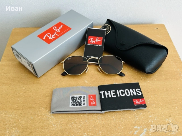 Ray-Ban Hexagonal очила нови, снимка 4 - Слънчеви и диоптрични очила - 54768623