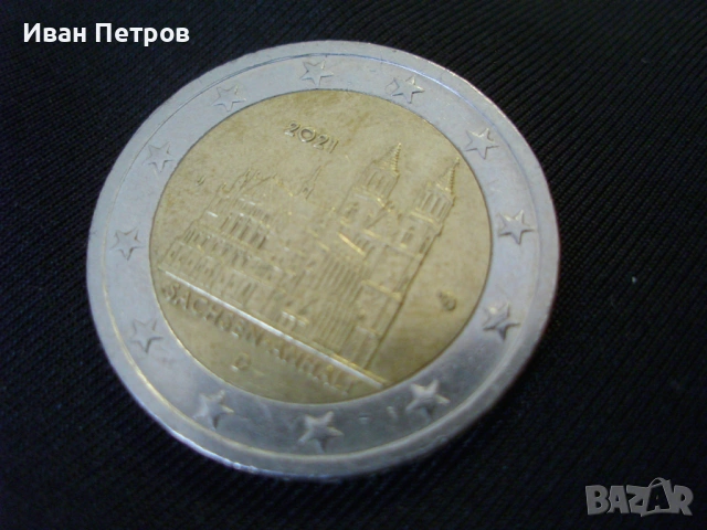 Супер рядка 2 евро монета 2021 Серия D (Германия), снимка 2 - Нумизматика и бонистика - 54217201