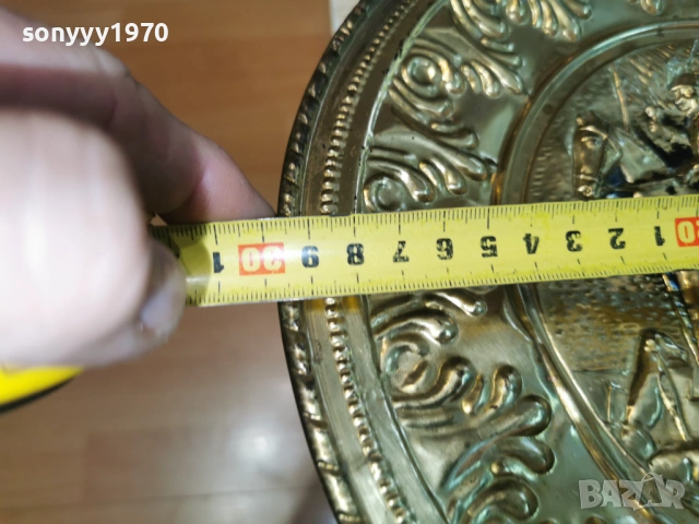 МЕСИНГОВА ЧИНИЯ ЗА СТЕНА 1204261055LCHERY1, снимка 17 - Антикварни и старинни предмети - 54171142