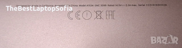 Лаптоп Apple MacBook 1534, снимка 5 - Лаптопи за дома - 54222901