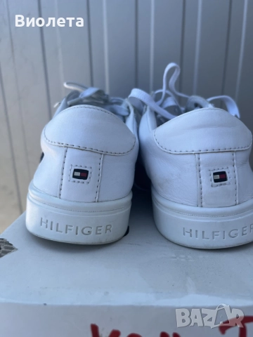 Дамски кожени кецове Tommy Hilfiger номер 37, снимка 3 - Дамски боти - 55627355