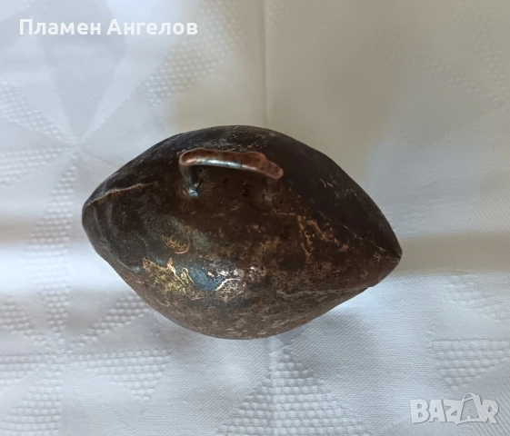 Стара Автентична медирана хлопка, чан, снимка 7 - Антикварни и старинни предмети - 54297526