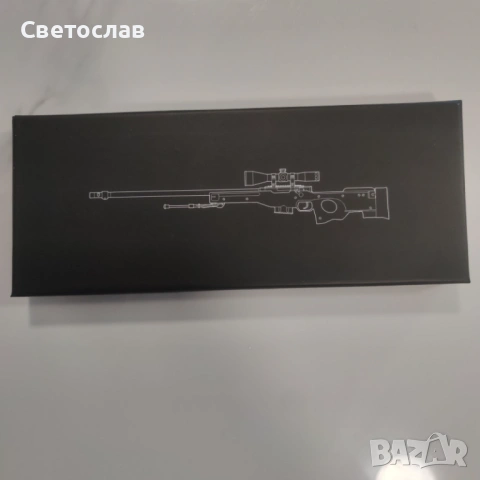 Умален модел на AWP Asiimov от CS:GO/CS:2 в мащаб 1:6, снимка 4 - Колекции - 54812634