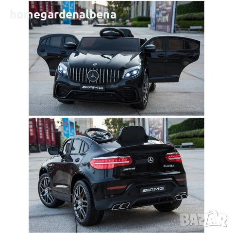 Акумулаторен джип Mercedes GLC63 COUPE 4X4 с меки гуми 12V – за деца 3–8 год., снимка 12 - Скутери и тротинетки - 54993525