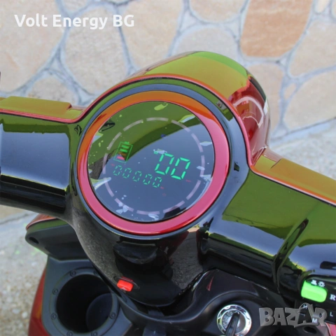 Електкрическа четириколка Max Motors FM4, 1500W, 60V, 20Ah, червен металик, снимка 6 - Инвалидни скутери - 54886289