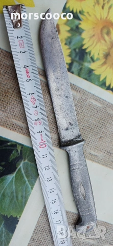 Стар кован български нож с орлова глава 