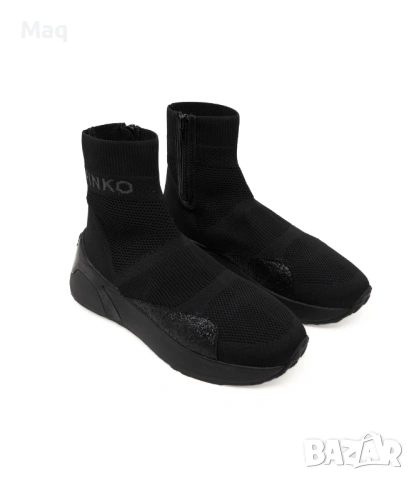 Маратонки PINKO"STOCKTON KNIT"с добавка кожа, снимка 2 - Маратонки - 54672103