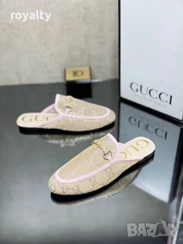 Gucci Нови Дамски Чехли Сабо Гучи Различни Цветове , снимка 3 - Чехли - 55343466