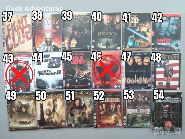 Екшън, Драма, Трилър, Ужаси Филми DVD's - Оригинални Филмови Дискове на Английски Език, снимка 4 - Екшън - 47015417