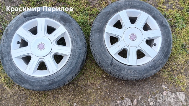 Лети джанти 14 цола за Фиат с чисто нови зимни гуми 