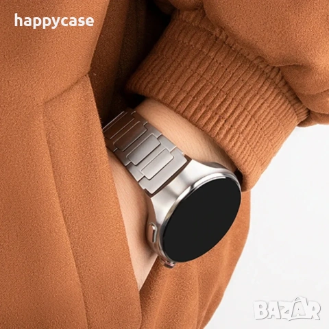 TITAN 2 Титаниева верижка каишка за Huawei Watch/Samsung/Garmin/Apple/Xiaomi/Amazfit, снимка 10 - Каишки за часовници - 54487622