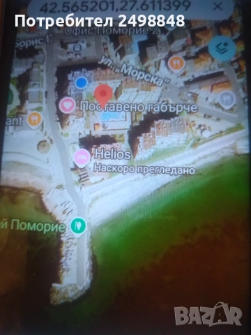 Апартамент  под наем в Поморие  на 1 линия,на 1 етаж. , снимка 12 - Апартаменти - 54714138