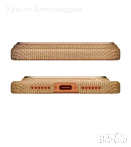 Кейс Pitaka Ultra-Slim за iPhone 17 Pro Max, Golden Glint, Арамид, MagSafe #36, снимка 6 - Калъфи, кейсове - 54544637