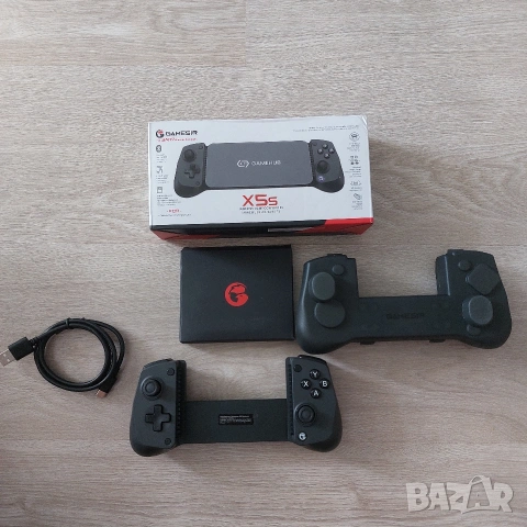 Безжичен мобилен контролер GameSir X5s (Hall Effect) за Android, iPhone, Switch, PC, снимка 3 - Аксесоари - 55278162