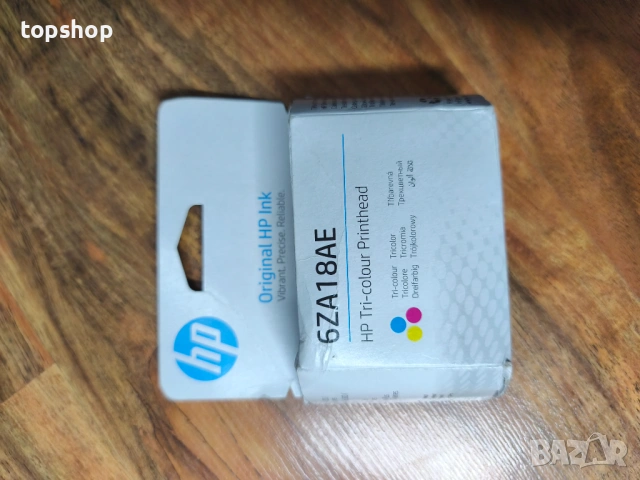 Чисто нова, запечатана оригинална цветна печатаща глава HP 6ZA18AE Tri-Color за Smart Tank и Ink..., снимка 4 - Консумативи за принтери - 54946486
