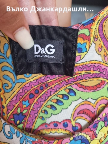 Рокля D&G, размер 40(S), снимка 6 - Рокли - 55286852