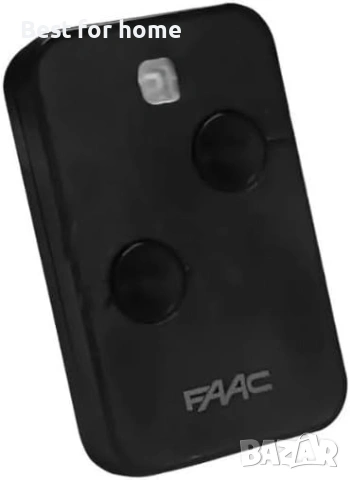 Дистанционно управление за автоматична порта FAAC XTO2, 2 канала, 433MHz, SLH-SL-DS-RC, черно
