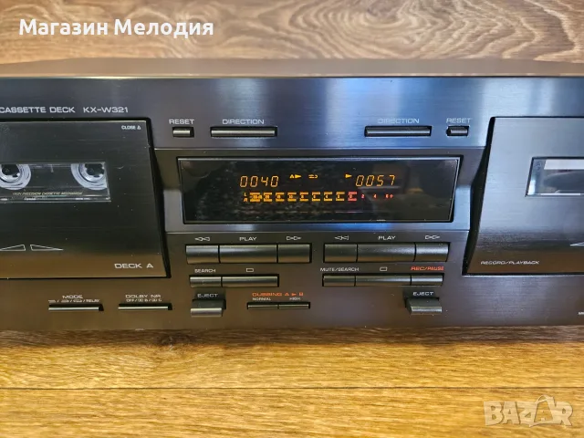Касетен дек Yamaha KX-W321 Natural Sound – Прецизно аудиофилско възпроизвеждане на Вашите касети, снимка 5 - Декове - 55300642
