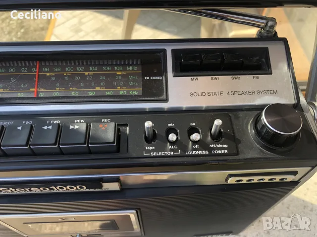 радиокасетофон SANKEI TCR-1000H(Japan) , снимка 9 - Радиокасетофони, транзистори - 55554936