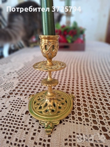 Изящни свещник и сълфетник! , снимка 2 - Декорация за дома - 54620394