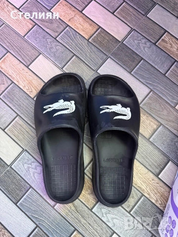 Lacoste джапанки – черни 