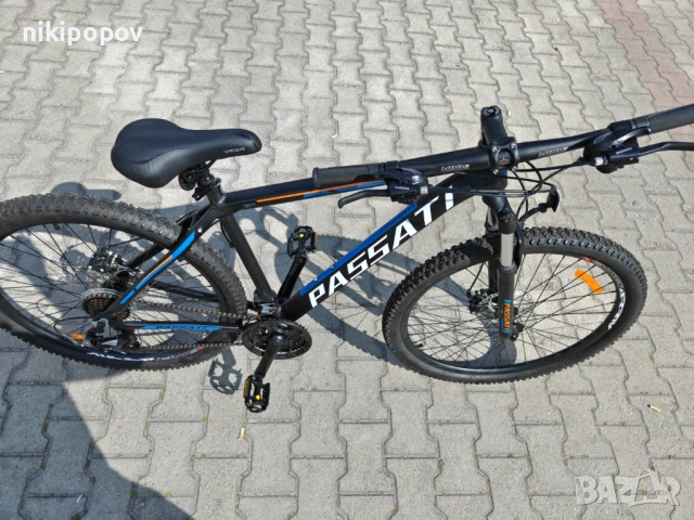 BG Алуминиев велосипед 27.5" PASSAT черен, снимка 3 - Велосипеди - 54398973