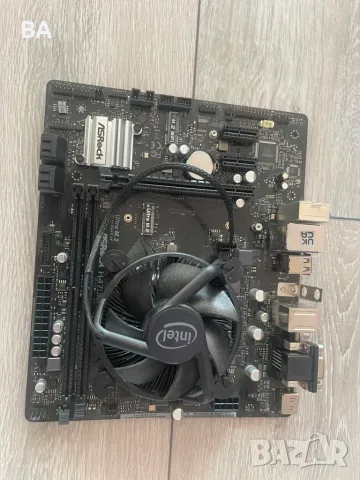 Продавам дънни платки 2 бр ASRock H470M-HDV/M.2 Socket 1200 + i3 10105, снимка 3 - Дънни платки - 55617301