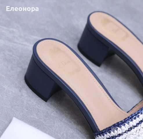 Дамски чехли Christian Dior, снимка 4 - Чехли - 54712990