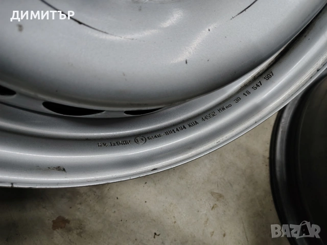 4бр.Железни джанти 16ки за VW T6,Crafter 5x120, снимка 3 - Гуми и джанти - 54095566