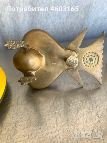  месингова тамянница във формата на птица, снимка 5 - Антикварни и старинни предмети - 54321595