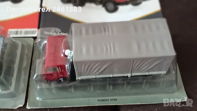 1/43 метални колекционерски колички/камиони Камаз Ивеко Чепел. Нови, снимка 1 - Колекции - 55400150