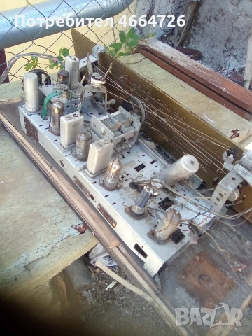 Лампово радио антика , снимка 7 - Радиокасетофони, транзистори - 54320738