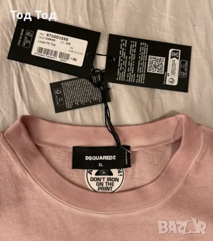 тениска Dsquared2, снимка 5 - Тениски - 55599123