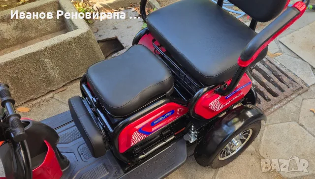 Електрическа количка / инвалиден скутер M19 600W, с 3 колела като нов, снимка 3 - Инвалидни скутери - 55298305