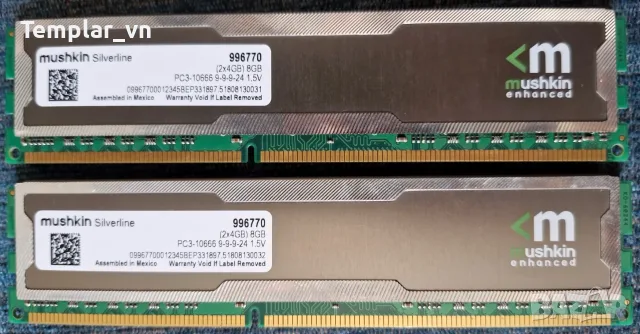 Mushkin silverline 2x4 DDR3 1600