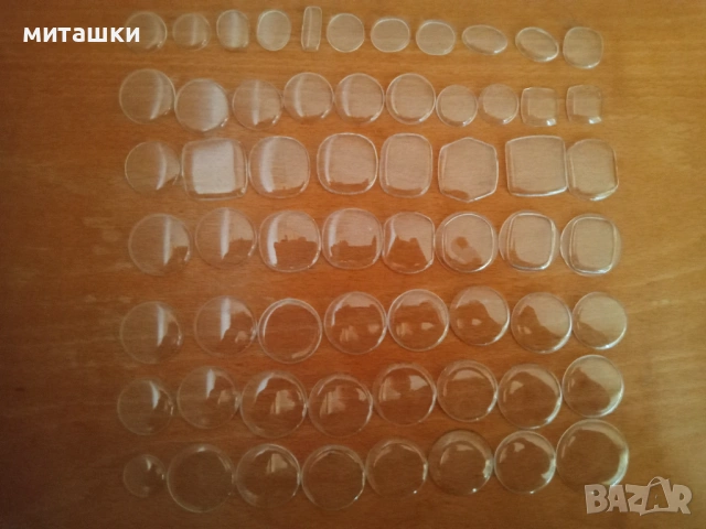 61 броя стъкла за съветски часовници