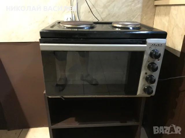 Продавам  малка  печка  на  ток  с  2 котлона и фурна ., снимка 5 - Печки, фурни - 55608317