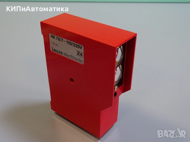 фотоелектрически датчик Leuze RK 78/7-110/220V photoelectric sensor, снимка 2 - Резервни части за машини - 54218653