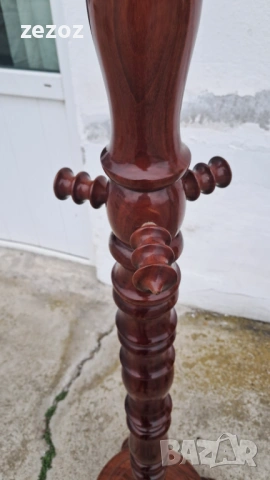 Закачалка свободностояща махагон, снимка 4 - Закачалки - 54054642